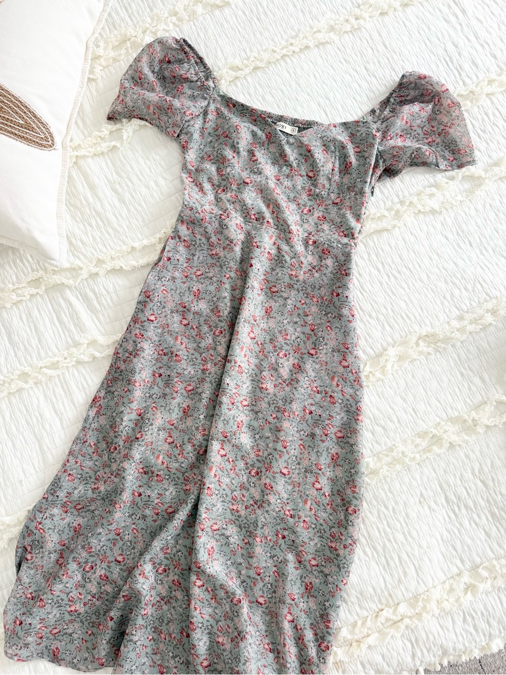 Sozy sage floral dress